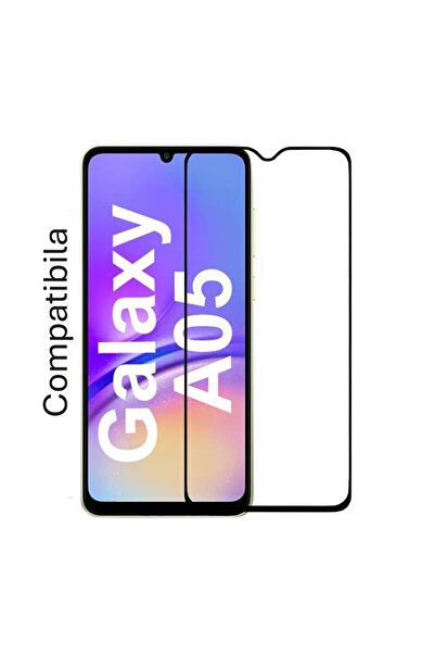 Flippy Tempered Glass Screen Protector for Samsung A05, Full Cover 111D, 9H, 0.3mm, Transparent