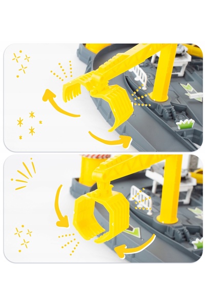 Selgot Car Track with Launcher and 4 Included Cars, Multicolor, 45 x 30 x 23 cm