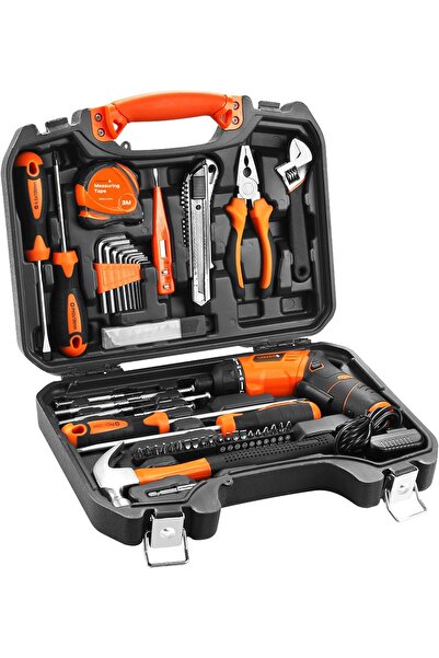 Lawazim Professional 3.6V Cordless Screwdriver Set - 58-Piece