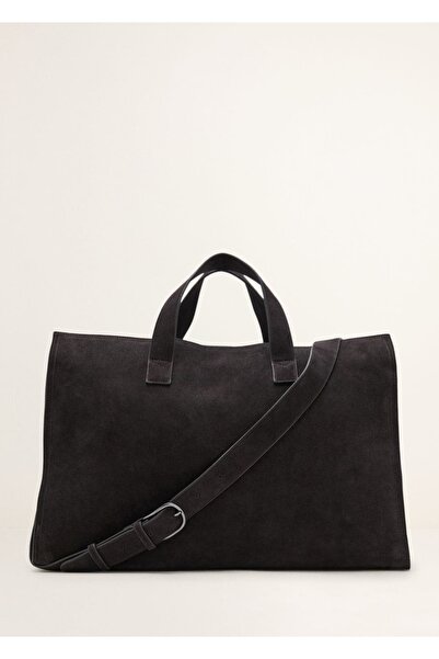 MANGO Man Deri bowling çanta