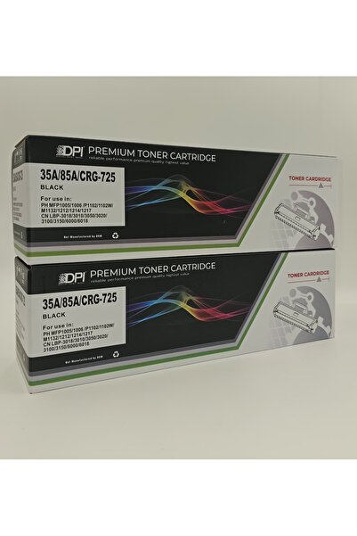dpitoner HP 85A-CE285A Muadil Toner 2 Li Paket / Laserjet P1102/6020/6030