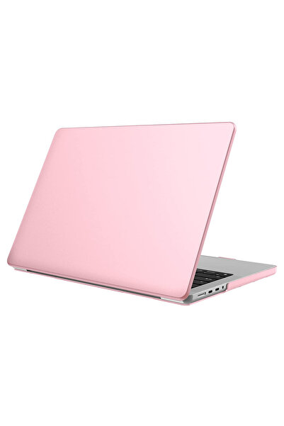 NovStrap Apple MacBook Pro 14 inç M5 Çip A3434 ile Uyumlu Kılıf Sert Parlak K...