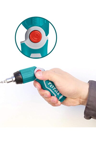 TOTAL Ratchet Screwdriver Set 13 PCS (TACSD30136)