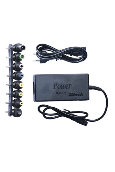 OEM Universal laptop charger With 7 connectors 12V / 15V / 16V / 18V / 19V / 20V / 24V Black
