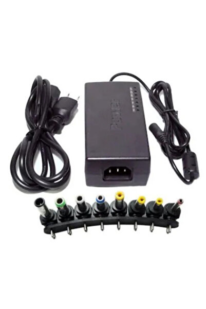 OEM Universal laptop charger With 7 connectors 12V / 15V / 16V / 18V / 19V / 20V / 24V Black