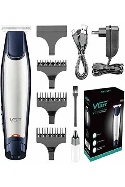 VGR V-212 Professional Hair Trimmer Easy in One Design USB Charger