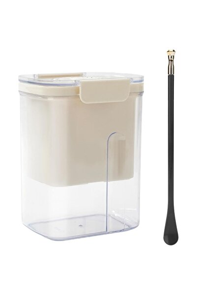 easybox Flippy Cheese Press Kit — Yogurt/Milk Filter with Spoon, 18×9.7×13 cm, White