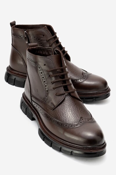 depderi Genuine Leather Men's Boots