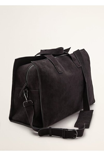 MANGO Man Deri bowling çanta