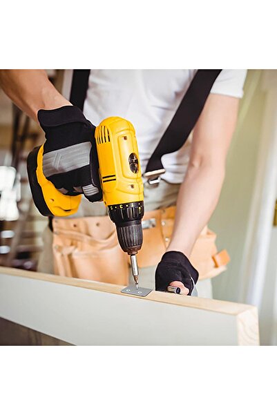 AZONEE 20 Pcs Metal Corner Braces 1.5in L Brackets for Wood with Screws (Silver)