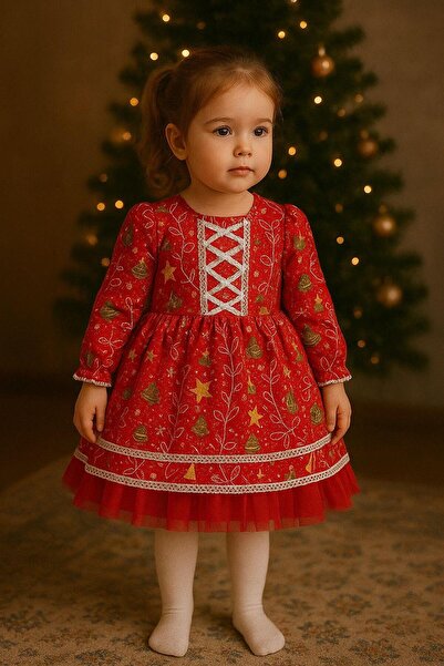 re-fabrıc KIZ ÇOCUK ELBİSE YILBAŞI