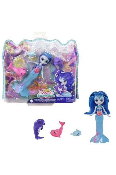 Enchantimals Dolinda Dolphin and the Dolphin Family Playset Royal Ocean Kingdom