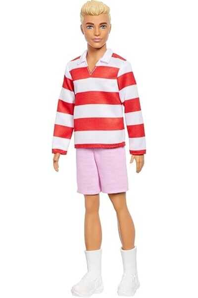 Barbie Papusa Barbie, Ken cu par blond si ochi albastrii, HYV01