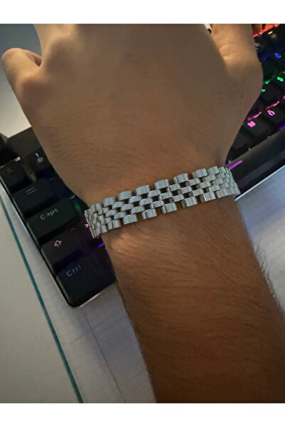 Blotch Stylish and Modern Vintage Silver Color Men's Bracelet Steel