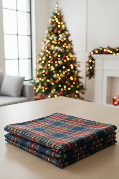 pistore Piti Checkered Tablecloth, Picnic Cover, Multi-Purpose Cover, Christmas Tablecloth