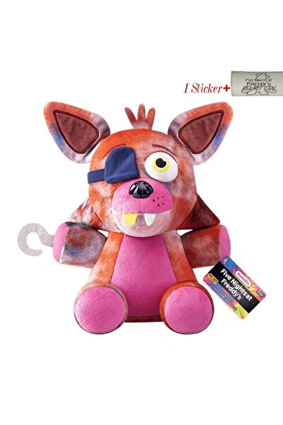 Funko Jucarie de plus, Five Nights at Freddy's TieDye Foxy, 18 cm cu Sticker