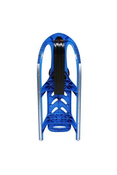 OEM Children's plastic sled with steering wheel – blue, 102 × 40 × 45 cm, supports up to 50 kg