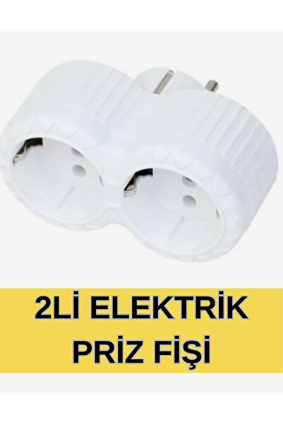 KL HOME Electric Power Outlet Multiplier - 2-Outlet Plug