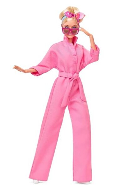 Barbie The Movie collectible doll, in Pink Power Jumpsuit, Robie Margot, hrf29, 30 cm