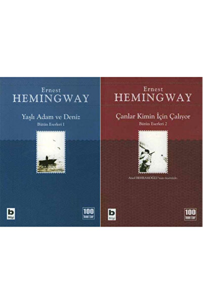 Bilgi Yayınevi Yaşlı Adam ve Deniz + Çanlar Kimin İçin Çalıyor 2 Kitap Set