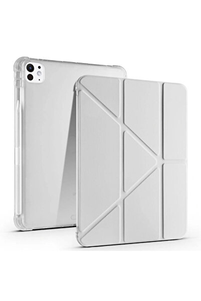 one depot only for quality life حافظة iPad Pro 11 2024 مع حامل قابل للطي ثلاثي الأقسام مع قلم