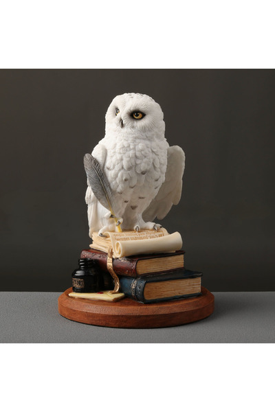 Veronese Dekoratif Kitap üstünde Beyaz Baykuş Biblo Ev eşyası obje