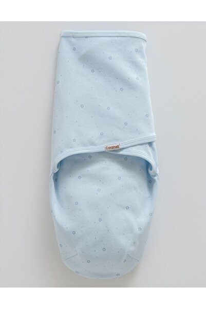 Caramell قماط للأطفال الذكور من بيرلابي مصنوع من القطن بنسبة 100% بنمط النجوم...