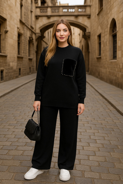 semela Woolen Knitting Suit