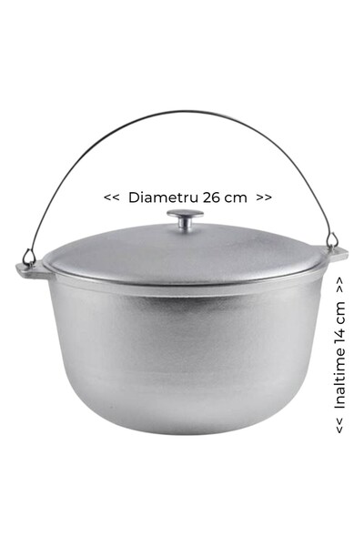 Inteliced 5L Food Grade Aluminum Casserole with Lid, Inteliced® – Die-Cast, Thick Flat Bottom