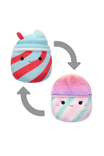 Squishmallows 2in1 Tucker Slushy/Bevin, Vata pe Bat, 13 cm