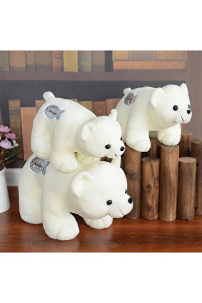 SR Uyku Arkadaşı Beyaz Kutup Ayısı Peluş Oyuncak