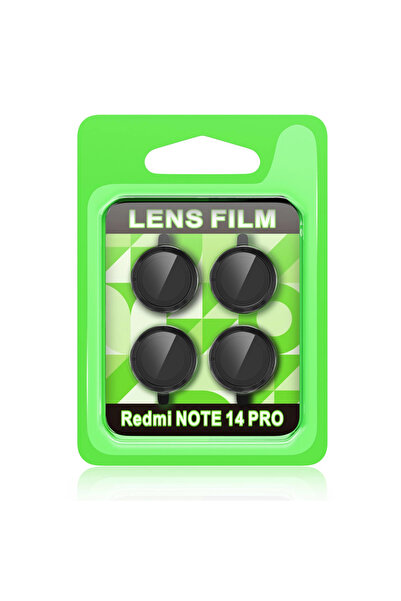 eco port Xiaomi Redmi Note 14 Pro 5g Raze Metal Camera Lens - Black