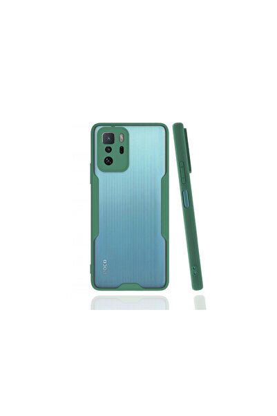 Mepura Xiaomi Poco X3 Gt Case Platinum Silicone - Green