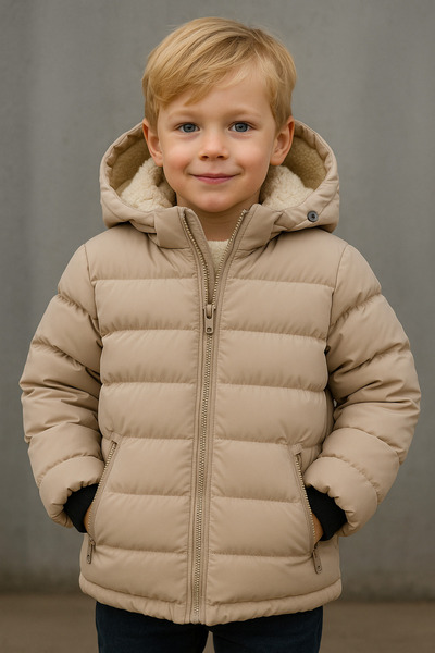 Garland Plush Nova Waterproof Fabric Slim Fit Winter Boy's Coat for Ages 5-16