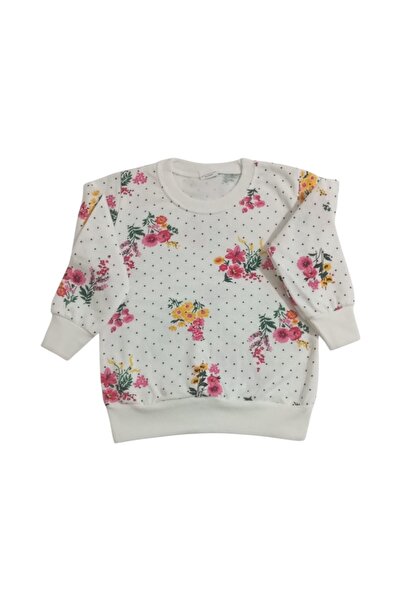 Arya Nisa Kids Girls' Flower Printed Sh Fleece-Lined 100% Cotton Pajama Set