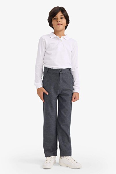 DeFacto Boy's Straight Leg Twill Trousers G5467A825Cw
