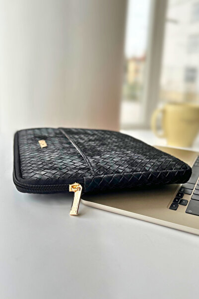 worken 13&14 Inch Tablet Case Nubuck, Waterproof, Shockproof, Zippered, Black