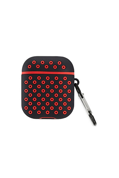 Marsilyan 2 (الجيل الثاني) جراب رياضي مثقوب - أسود وأحمر