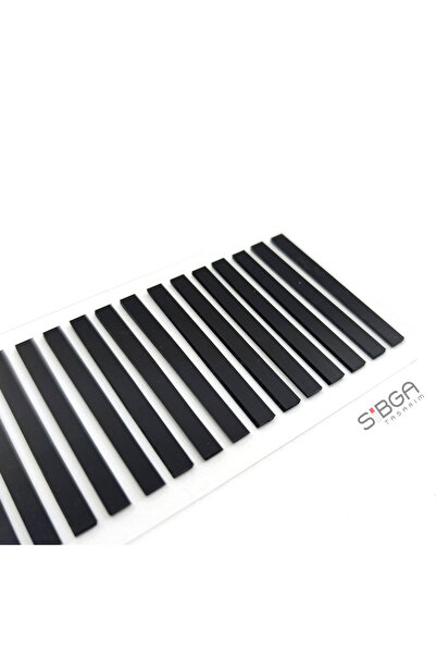 sibga tasarım Black Thin Strip Postit 300 Sheets Transparent Color Post-It Post It. Bookmark Bookmark Sticker