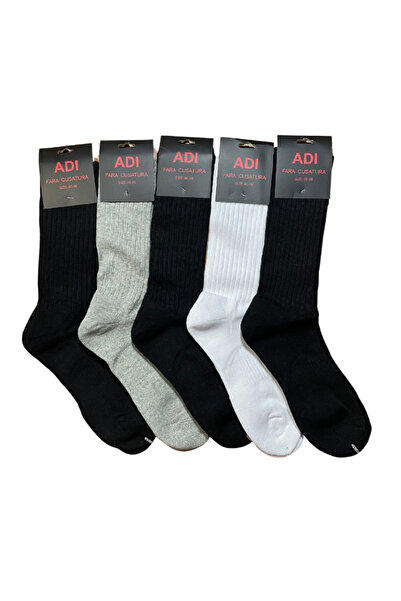 rody's forever Set of 5 pairs of seamless cotton men's sports socks, Dacali, size 40-44, multicoloured