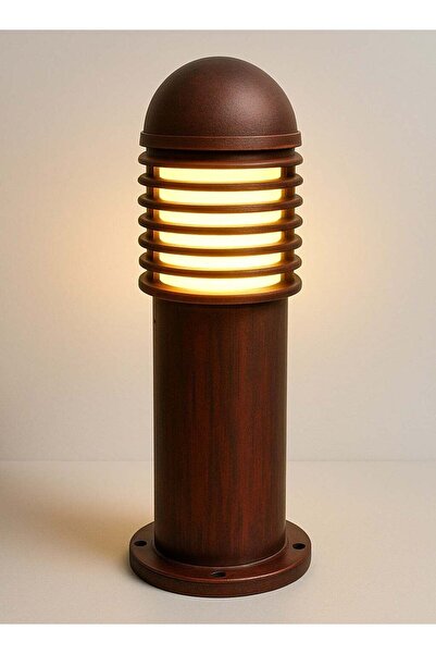 Generic Outdoor garden lamp post - copper color - 60 cm