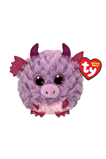 TY PLUS 8CM BEANIE BALLS SPARK PURPLE DRAGON