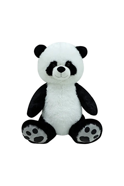 Royal Ursulet de plus DeLuxe, Panda Trendy, Culoare Negru cu Alb, 65 CM