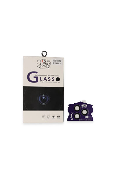 Marsilyan iPhone 14 Pro Max Bilvis Titan Camera Lens - Deep Purple