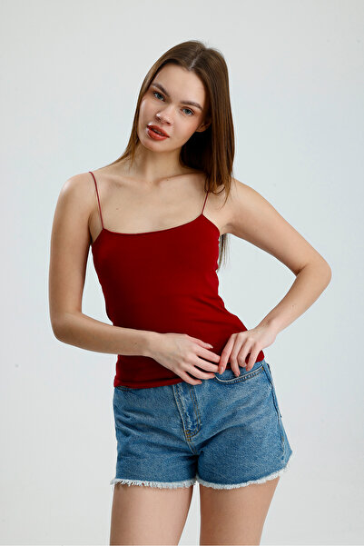 Belinay fashion Atlet cu bretele din șnur, cu strat dublu