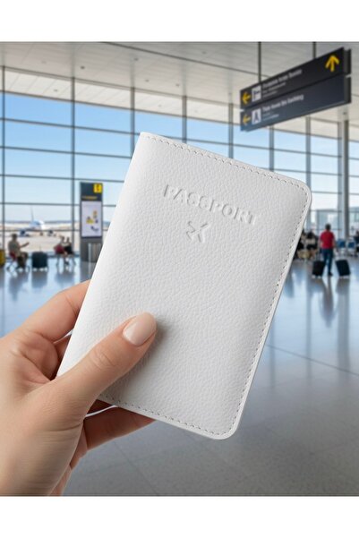 Gempo Vegan Leather Credit Card Holder Passport Case with Money Compartment Passport Holder