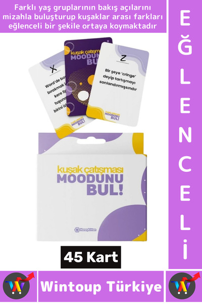 Wintoup لعبة ممتعة للعائلة والأصدقاء من الجيل الجديد والجيل الأقدم، لعبة مزاج...