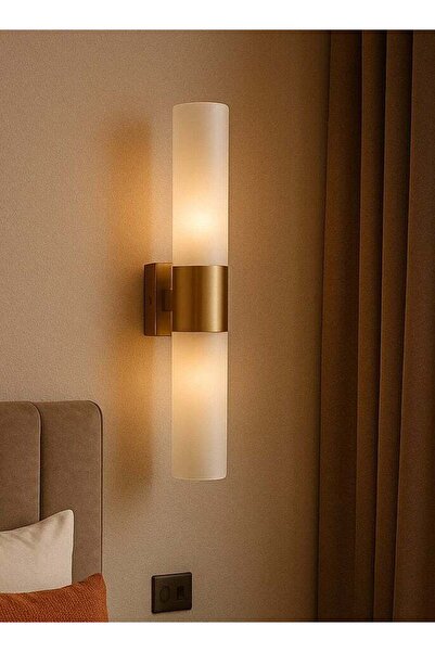 Generic Gold Wall Sconce, Rechargeable Battery with USB-C, Includes Charger & Remote, 42 cm, Warm Yellow Lig
