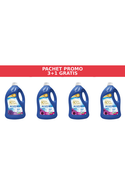 Schiuma di Marsiglia PROMO PACKAGE 3+1 – LAVENDER & AMETHYST BUCATO – 4 x 5L