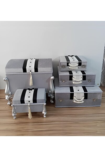 Sonem Çeyiz Promise Engagement Bundle Bride Wedding Groom Dowry Chest Set of 5 1315